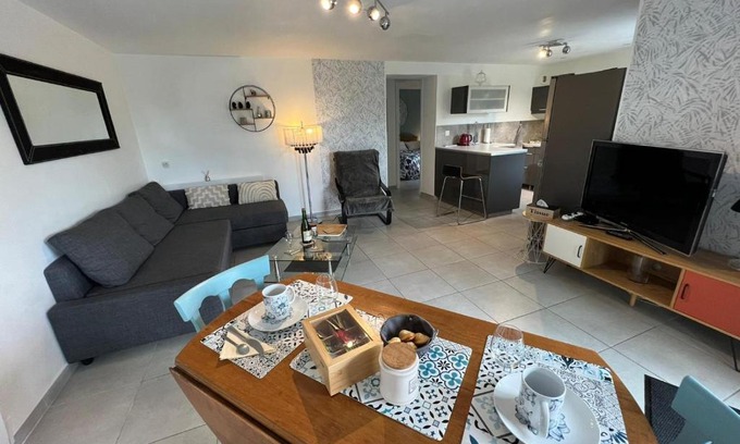 Bonneville-sur-Touques Apartamento | Appart Terre & Mer Deauville