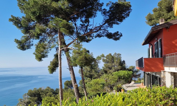 Cervo Apartamento | appartamento in villa mimosa vista mare