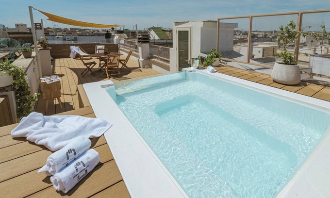 Mesagne Apartamento | Appartamento Lusso con Piscina Privata sul Tetto