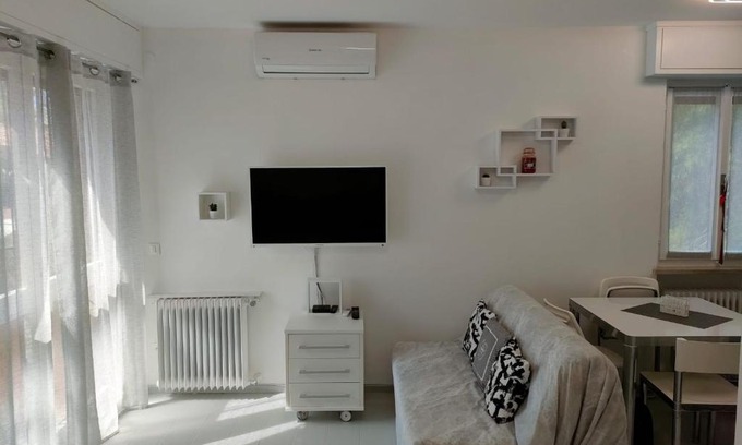 Grado Pineta Apartamento | Appartamento Mirabell, FRONTE SPIAGGIA, VISTA MARE CON PARCHEGGIO