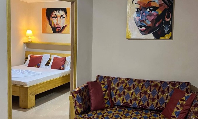 Kribi Apartamento | Appartement à Kribi , vue Mer, 2 Chambres, Wi-fi, Plage, Proche des Chutes Lobé