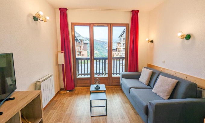 Valmeinier Apartamento | Appartement 2/4 pers, Résidence 4* Les Hauts de Valmeinier, Centre station