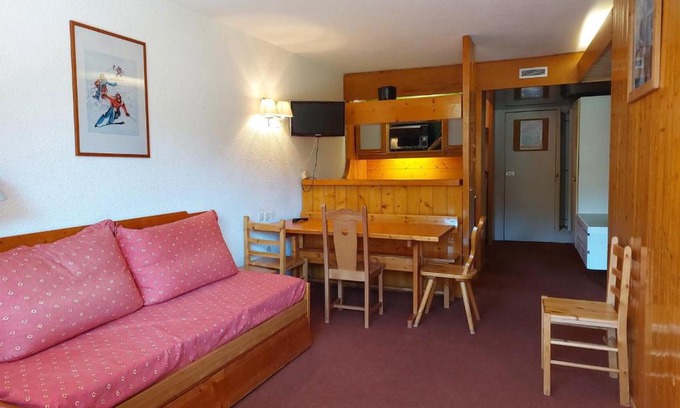 Arc-1800 Apartamento | Appartement 2 pièces pour 6 pers, proche pistes, commerces et ESF, Arcs 1800, village des Villards - FR-1-411-417
