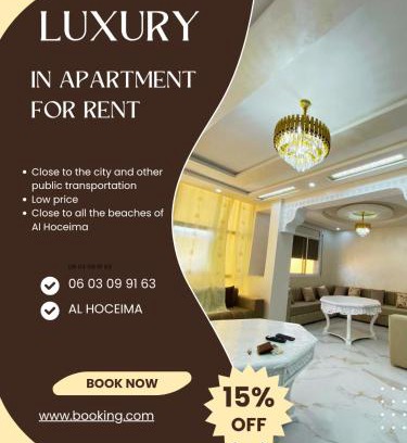 Al Hoceima Apartamento | Appartement 2 luxueux vue mer