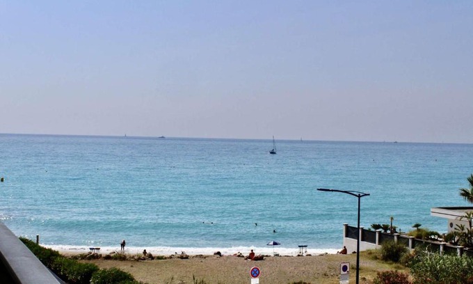 Villeneuve Loubet Beach Apartamento | Appartement 2P. avec vue mer et climatisation, Villeneuve-Loubet Plage - FR-1-252A-107