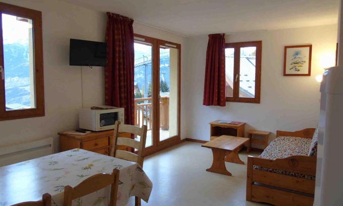 Valfrejus Apartamento | Appartement 3 pièces 8 personnes avec balcon à 100m des remontées mécaniques - FR-1-561-25
