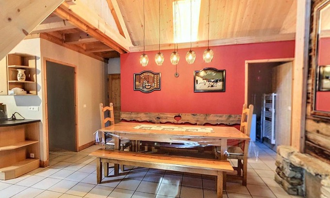 Le Corbier Apartamento | Appartement 3* pour 12 pers, terrasse sud, proche télésiège et navette, parking privé - FR-1-267-250