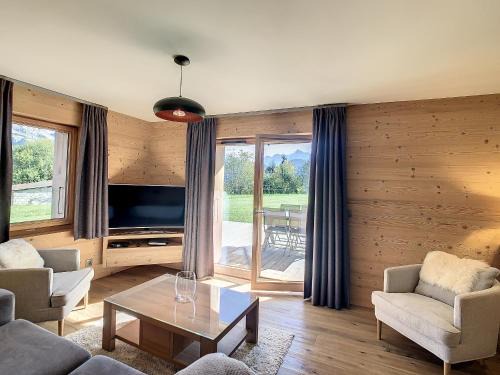 Combloux Apartamento | Appartement 4P avec terrasse et vue Mont Blanc - FR-1-560-24