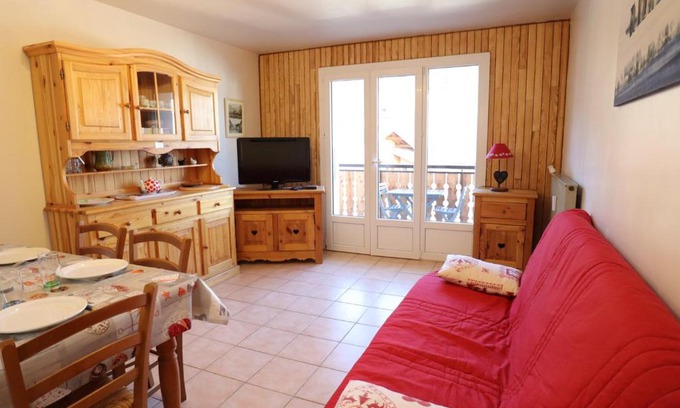Les Gets Apartamento | Appartement 6 personnes avec balcon, cœur du vieux village, proche remontées mécaniques et commerces - FR-1-623-332