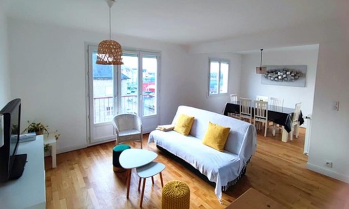 Centre ville - Urbanistes Apartamento | Appartement 76m2 lumineux centre ville garage privé 3ieme étage sans ascenseur