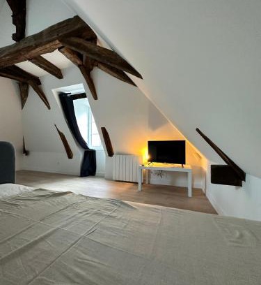 Bauge Apartamento | Appartement atypique et chaleureux - 1 chambre