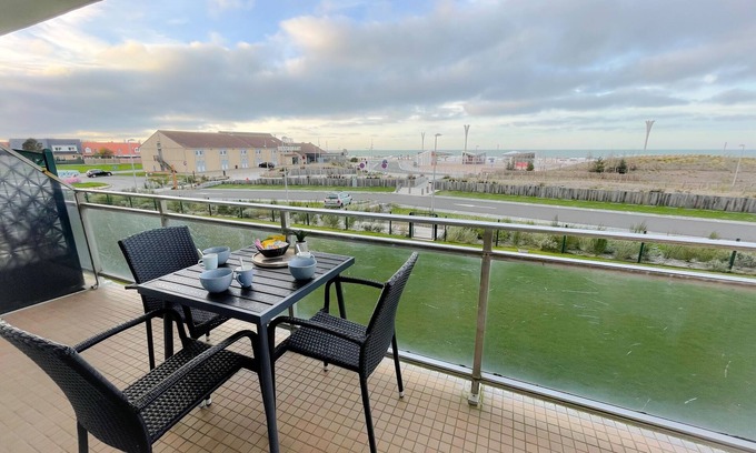 Port Apartamento | Apartamento-Baño con bañera-Vista al Mar-Au Sable d'Opale