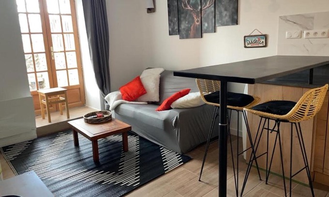 Bourg-Madame Apartamento | Appartement avec chambre ouverte