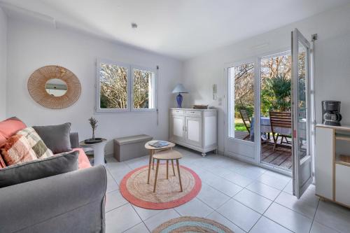 Pornic Apartamento | Appartement avec jardin à 300m de la plage, pour 4