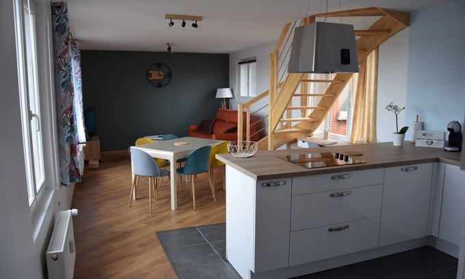 Calais City Center Apartamento | Appartement Avec Magnifique vue sur Port Situé Entre la Plage et le Centre Ville
