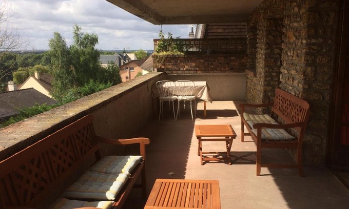 Mons - Plaine basse Apartamento | Appartement avec terrasse pour 4 personnes