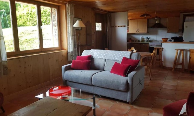 Combloux Apartamento | Appartement belle vue