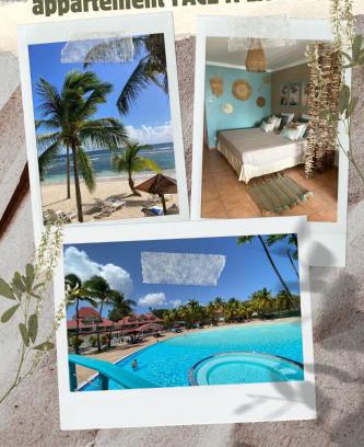 Sainte-Anne Apartamento | Appartement Bleu de Sable VUE MER résidence de vacances