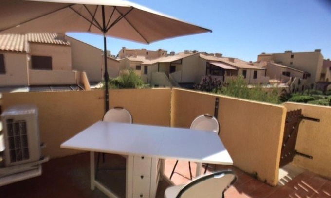 Leucate Apartamento | Appartement climatisé pour 6 à Port Leucate, proche plage, parking privé, tout équipé, refait à neuf - FR-1-81-428