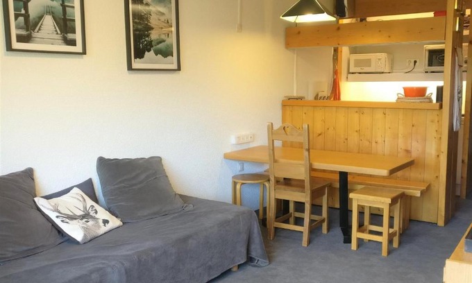 Arc-1800 Apartamento | Appartement cosy au centre avec balcon et Wifi gratuit - FR-1-346-435
