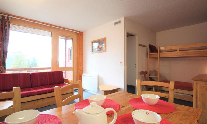 Arc-1800 Apartamento | Appartement cosy · Proche pistes · Balcon · 6 pers · Wifi - FR-1-346-326