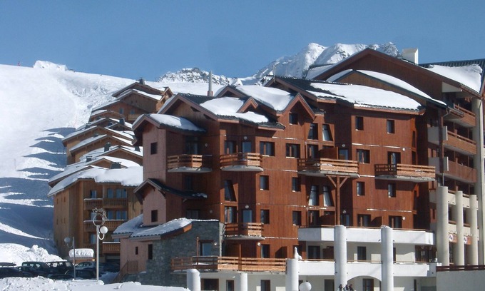 Plagne Soleil Condominio | Appartement cosy 8p, retour ski aux pieds !