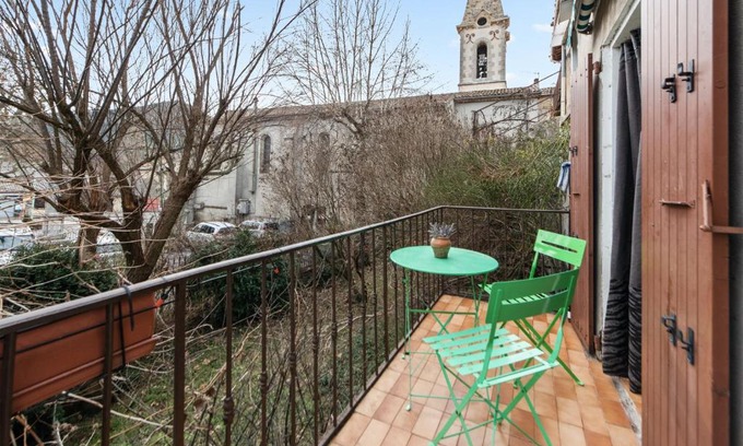 Barreme Apartamento | Appartement cocooning à Barrême, 30 m² avec balcon