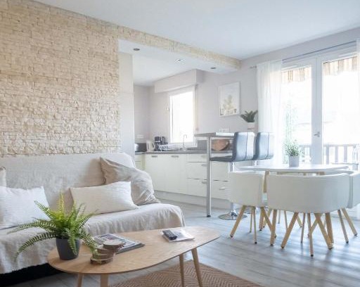 Cabourg Apartamento | Appartement Cocooning à Cabourg - Les locations de Proust
