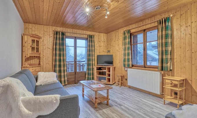 Megeve Apartamento | Appartement Confort 2 Pièces avec Balcons, à 300m du Centre de Megève et Télécabine - FR-1-453-92