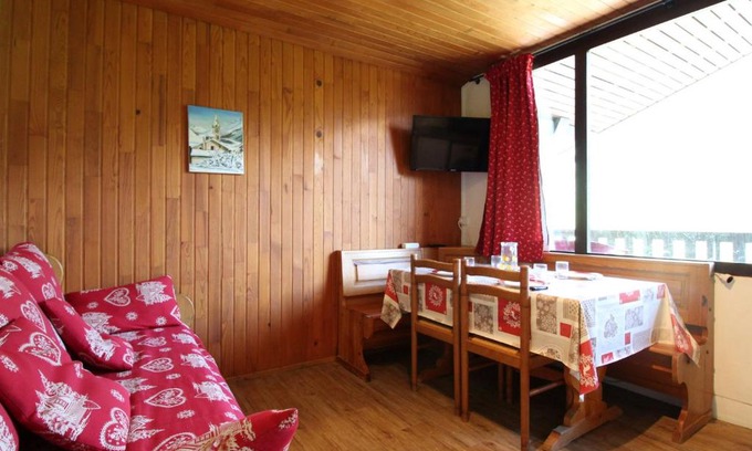 Lanslevillard Apartamento | Appartement cosy 4 pers. avec balcon, WiFi et draps fournis - FR-1-508-173