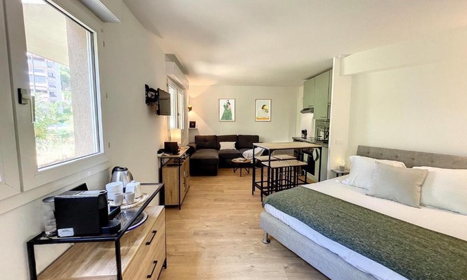 Riou - Petit Juas - Av de Grasse Apartamento | Appartement cosy au centre de Cannes