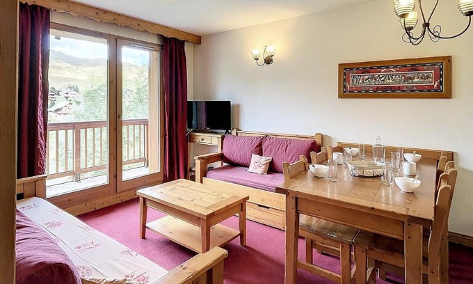 La Toussuire Apartamento | Appartement cosy avec balcon, parking, piscine et navette à 150m du centre et 500m des pistes - FR-1-267-272