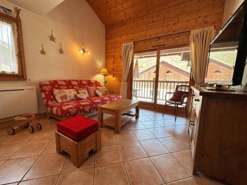 Samoens Apartamento | Appartement cosy avec balcon et parking au centre de Samoëns, proche du ski-bus - FR-1-624-158