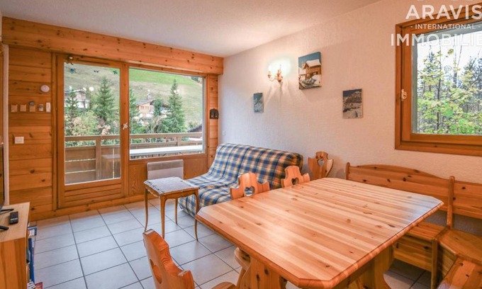 Le Grand-Bornand Apartamento | Appartement cosy 4 pers, balcon sud, pied des pistes, village Chinaillon - FR-1-391-166