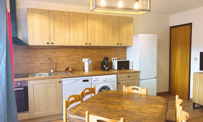 La Llagonne Apartamento | Appartement Dans Gîte AU Pied DES Pistes DE SKI DE LA Quillane