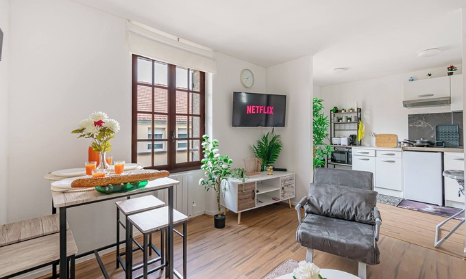 Le Pin Apartamento | Appartement de 38m2, 1 à 7 Personnes, Cdg, Jo24, Disneyland Paris 28min