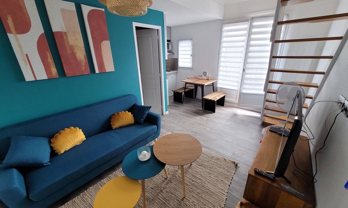 Guerande Apartamento | Appartement de Charme Dans Résidence Sécurisée Avec Balcon et Piscine Chauffée