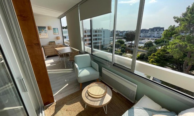 La Baule-Escoublac Apartamento | Appartement de standing, vue sur port de plaisance