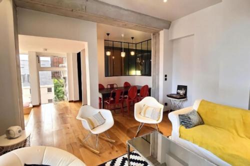 Gare-Jouvenet Apartamento | Appartement Design Rouen-gare avec parking privé