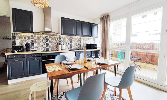 Quartier Calmette Apartamento | Appartement en Centre-ville ! Dans un Quartier Calme de Caen Idéal Pour des va