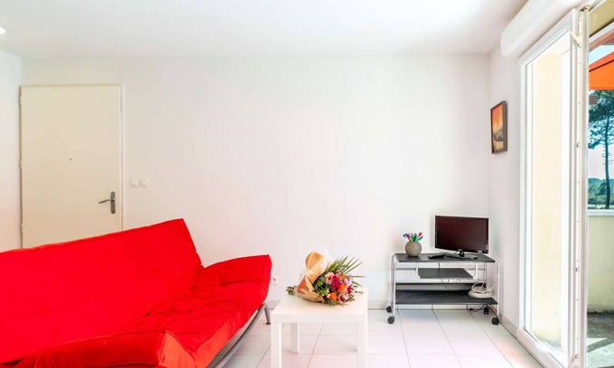 Biscarrosse Plage Apartamento | Appartement en Duplex dans résidence avec piscine à Biscarrosse Plage pour 4 personnes