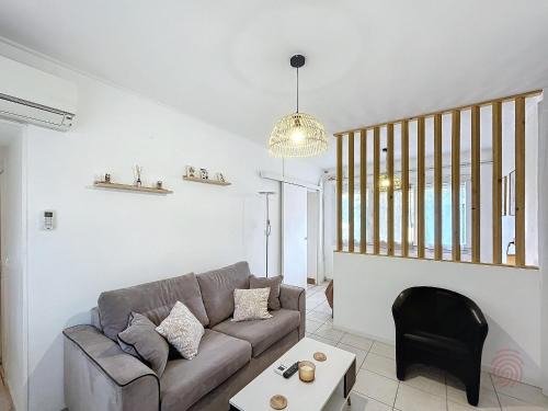 Lamalou-les-Bains Apartamento | Appartement F1 avec Terrasse et Clim, à 650m des Thermes - Lamalou-les-Bains - FR-1-451-191