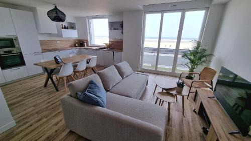 Malo-les-Bains Apartamento | Appartement face mer à Malo avec parking privé