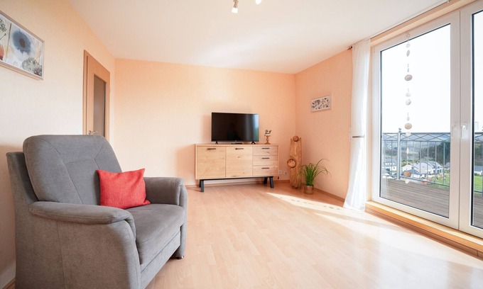 Duedinghausen Apartamento | Appartement Fernblick, 55qm, Balcony