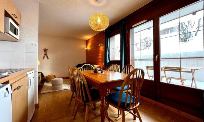 Flumet Apartamento | Appartement Flumet, 3 pièces, 6 personnes - FR-1-505-7