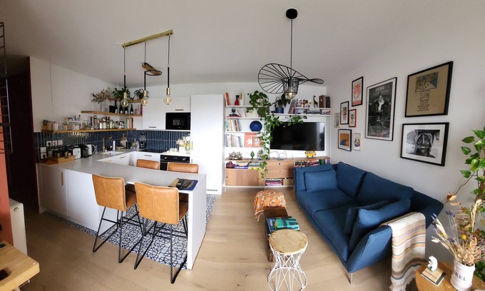 Gennevilliers Apartamento | Appartement Lumineux, Cosy et Tout Équipé