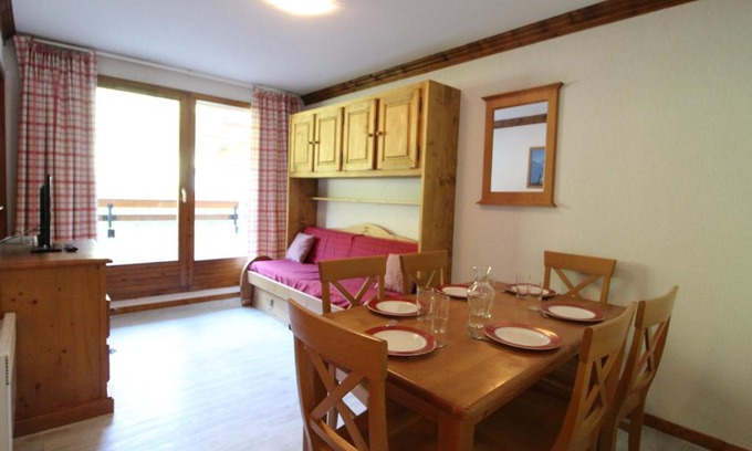 Val Cenis Apartamento | Appartement cosy 6 pers avec piscine, sauna, hammam - Val-Cenis, proche pistes et ESF - FR-1-508-97