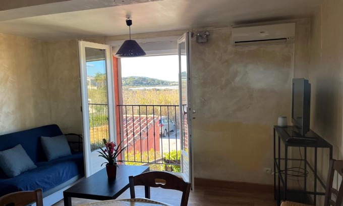 Giens Apartamento | App 1ch/ 4p - 200m plage de La Bergerie- Calme et Vue nature