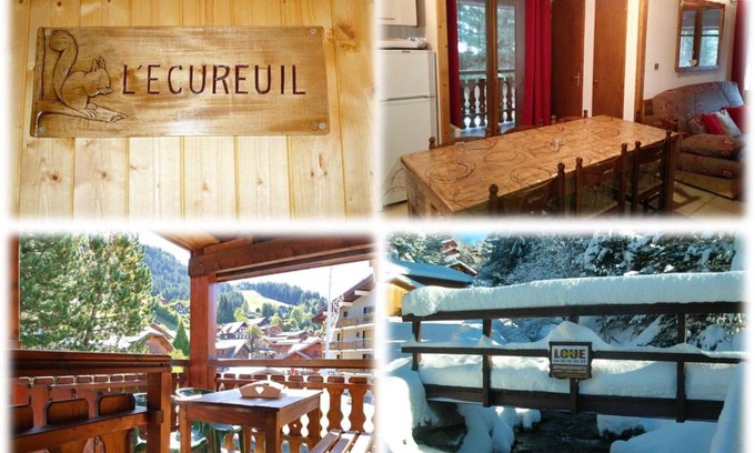 Les Carroz-d'Araches Apartamento | Appartement L'Ecureuil 8 pers -Prox pistes et centre village-