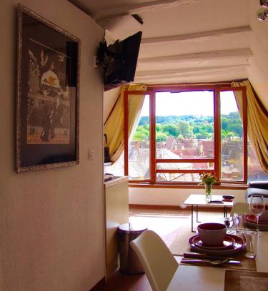 Sarlat-la-Caneda Historic Center Apartamento | Appartement la Belle Vue Panoramique